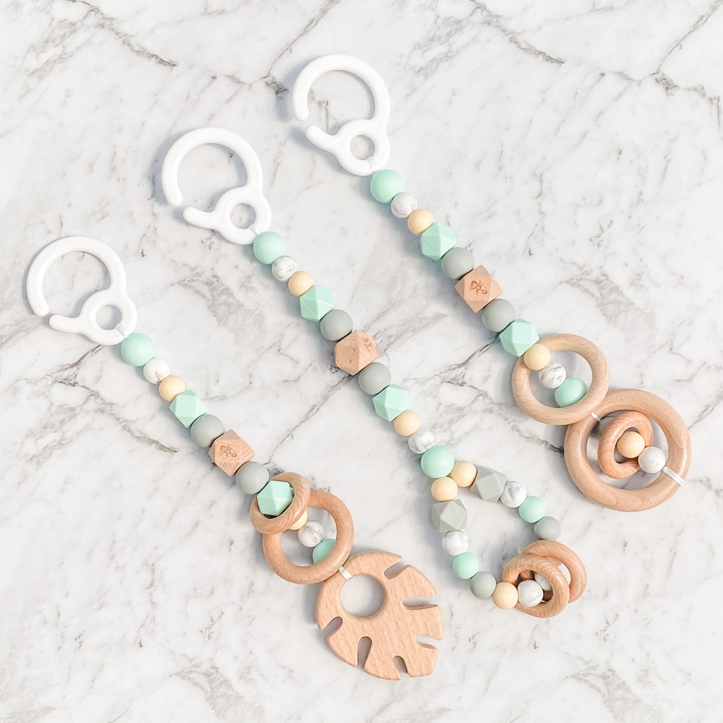 Wooden Play Gym Set | Butter Mint | NZ Made