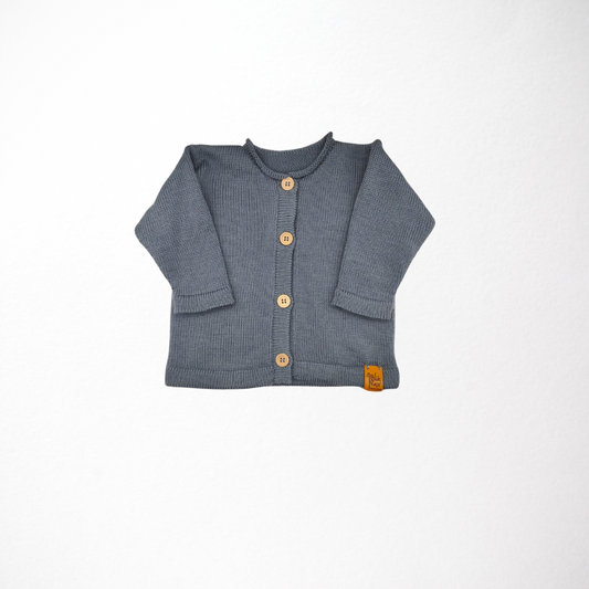 Baby Merino Cardigans | Slate | Multi Size