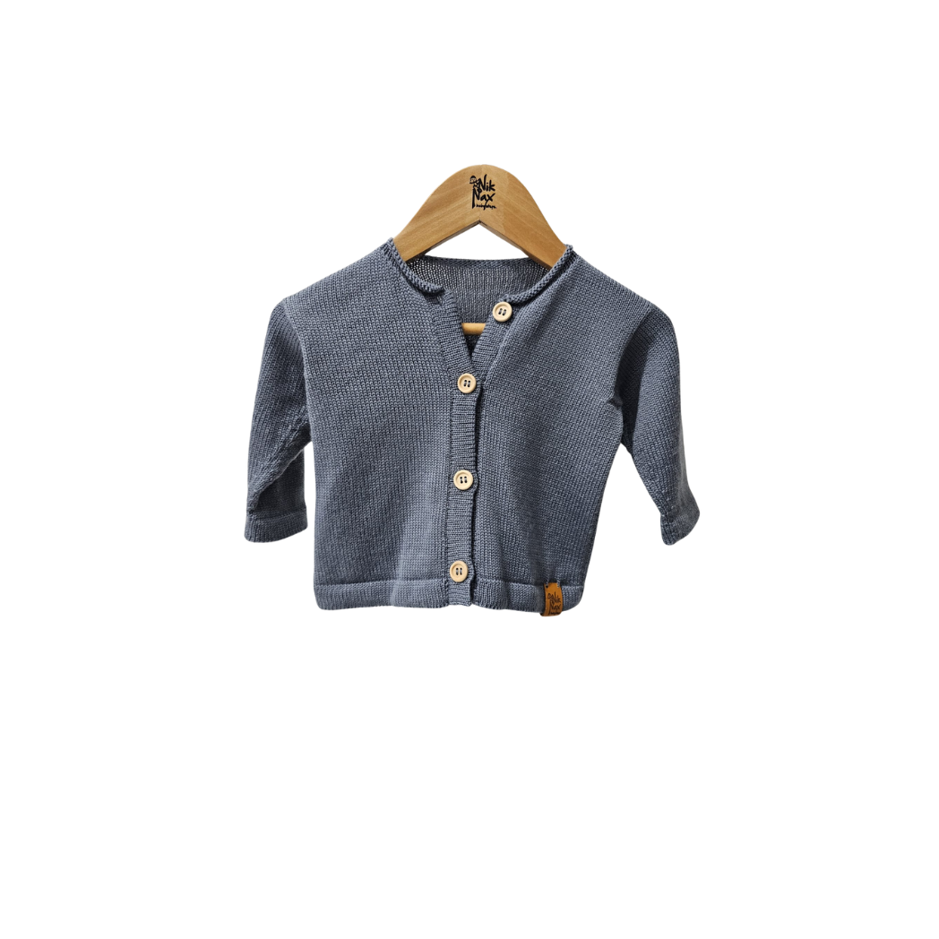 Baby Merino Cardigans | Slate | Multi Size