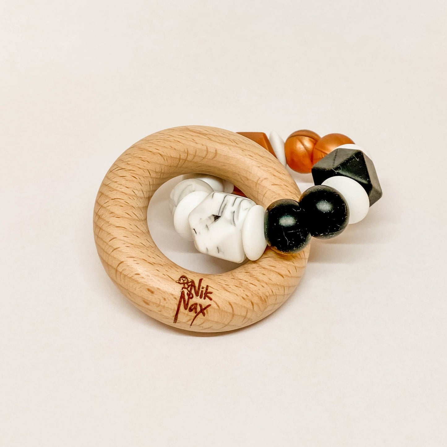 Baby Teether - Chunky | Black Marble