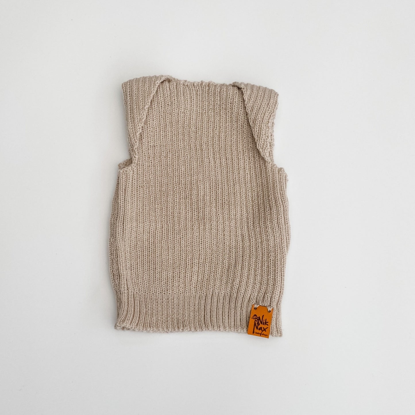 Baby Merino Vest | Beige