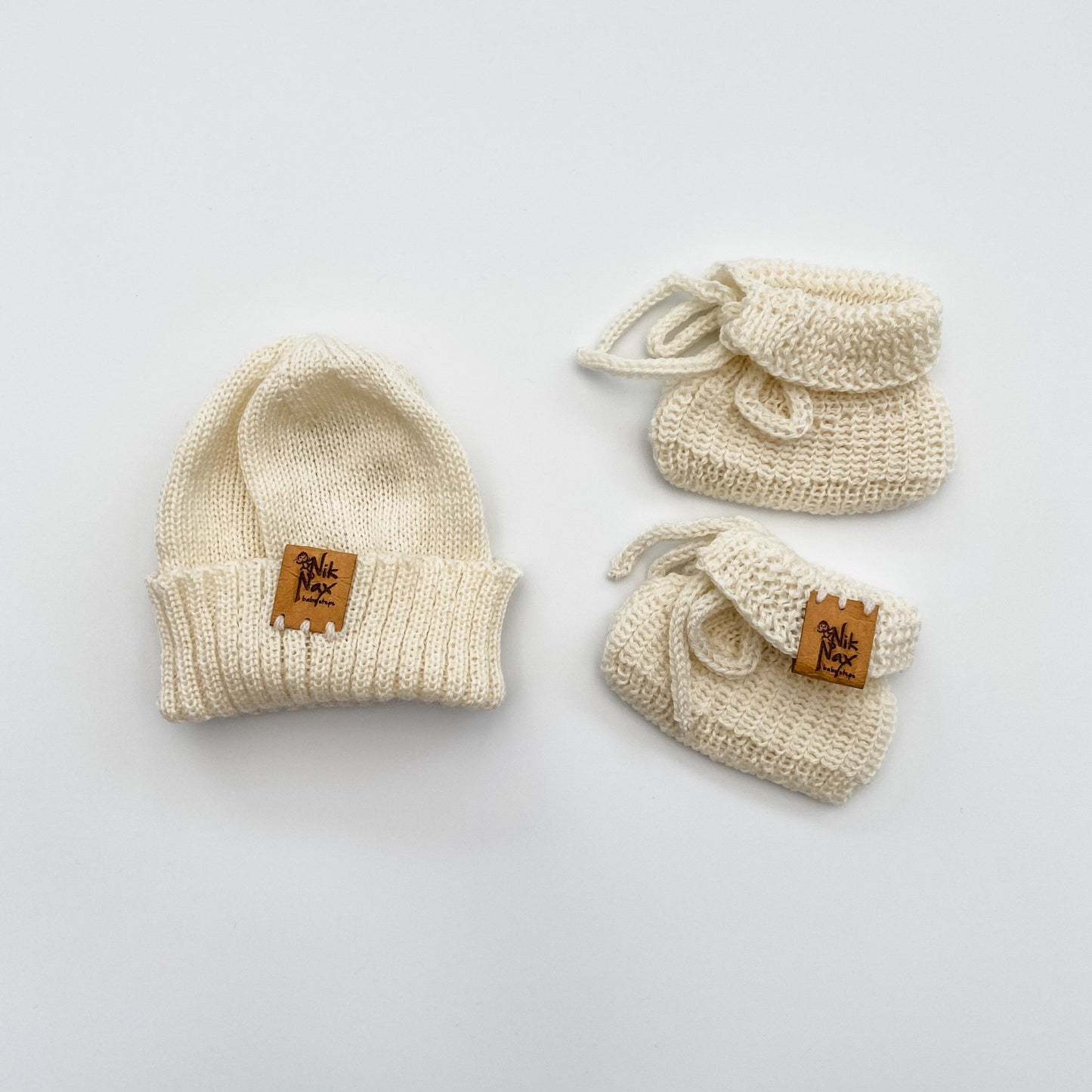 Baby Merino Cream Accessories | 0-3 Months