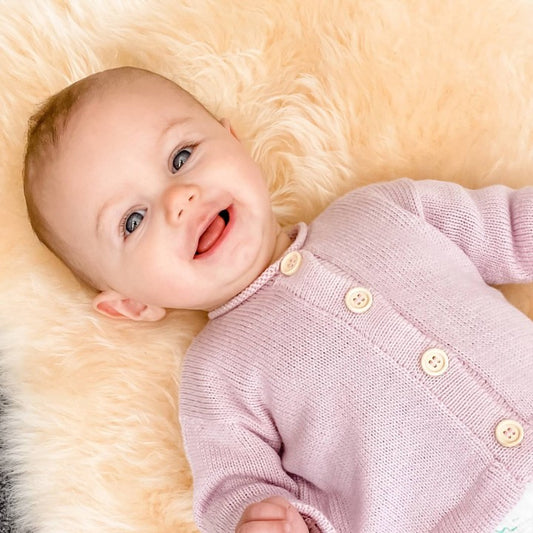 Baby Merino Cardigans | Pink | Multi Size