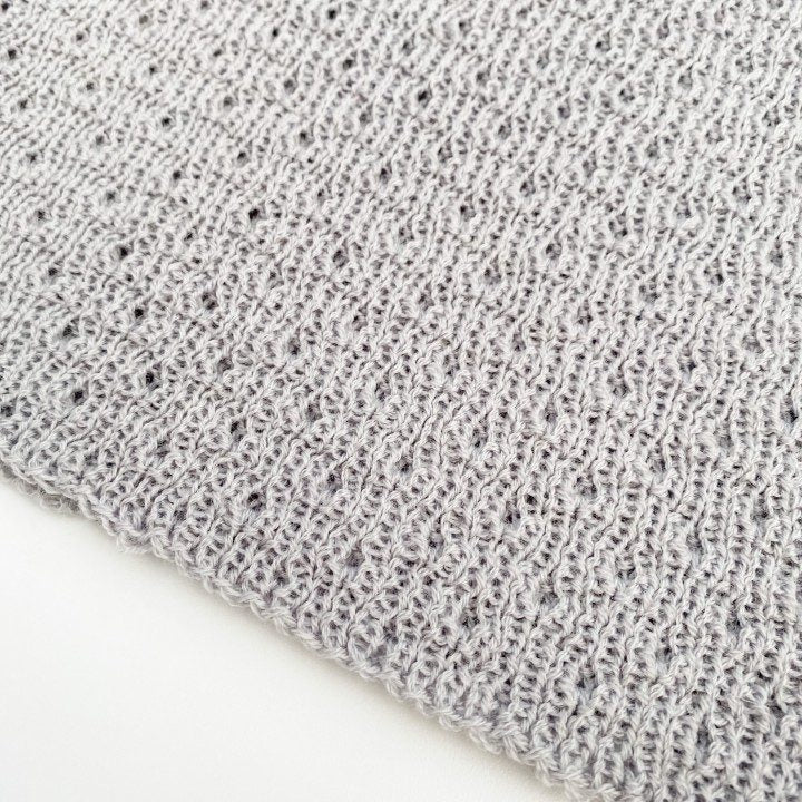 Baby Merino Blanket Wrap | Silver