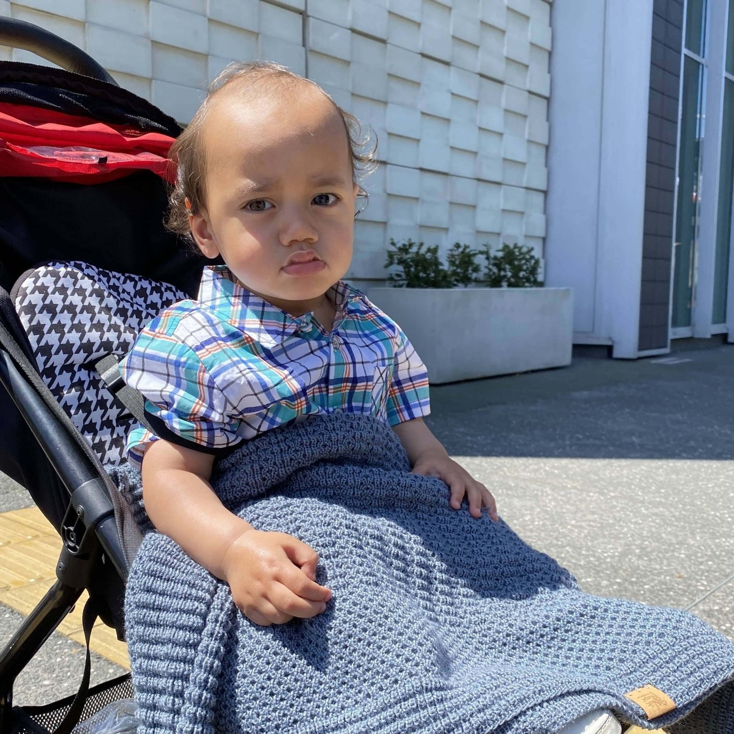 Stroller Merino Blanket | Grey