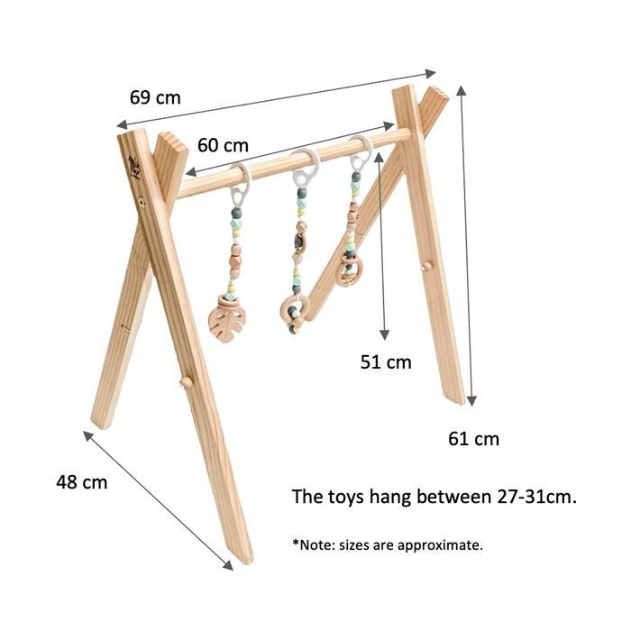 Wooden Play Gym Frame | NZ Made