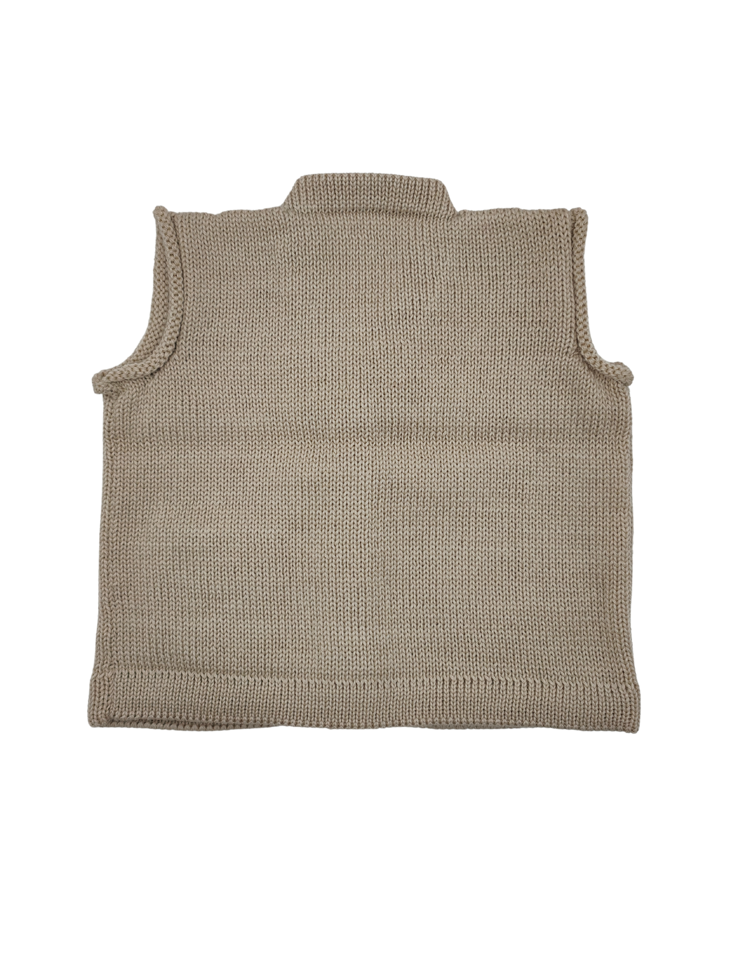 Baby Merino Vest | Beige