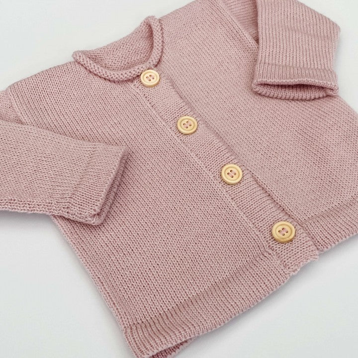 Baby Merino Cardigans | Pink | Multi Size