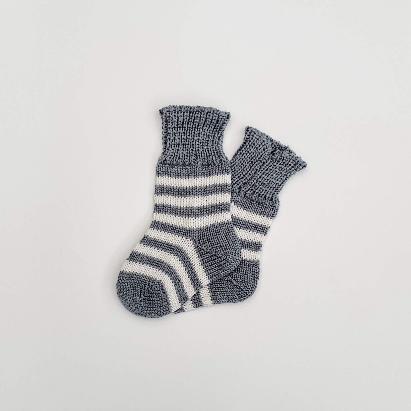 Baby Merino Striped Beanie & Socks | NZ Made