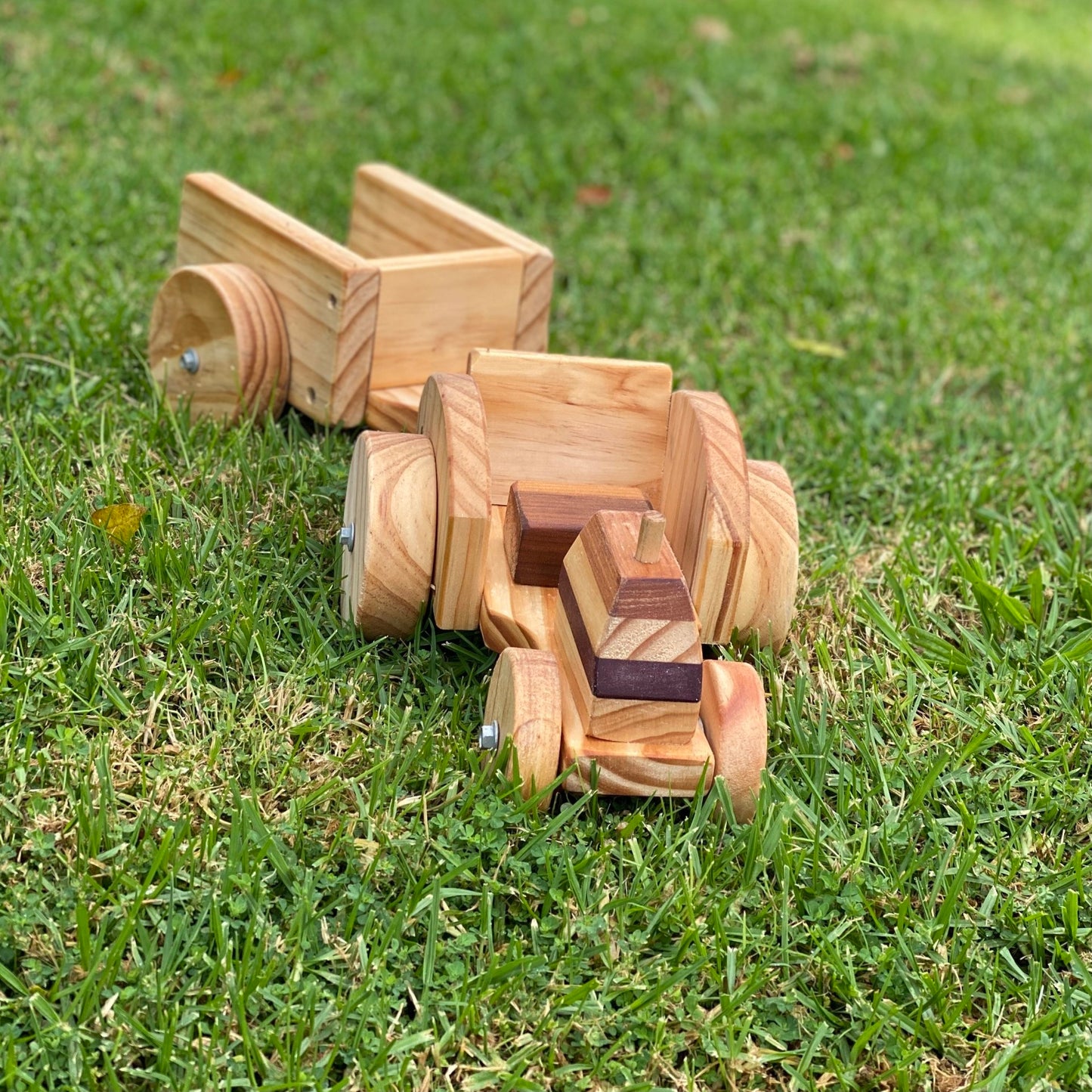 Wooden Farm Tractor & Trailer | NZ Made